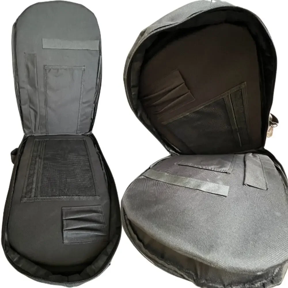 Black Multicompartment Computer Bag Adjustable Cross Strap Reinforced Handle